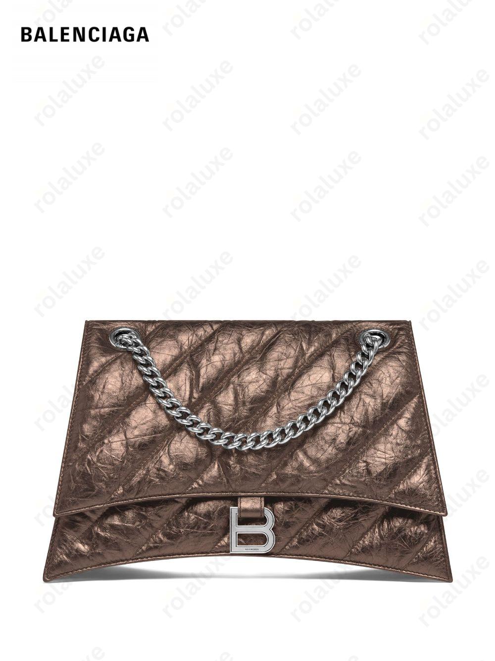 medium Crush quilted leather shoulder bag