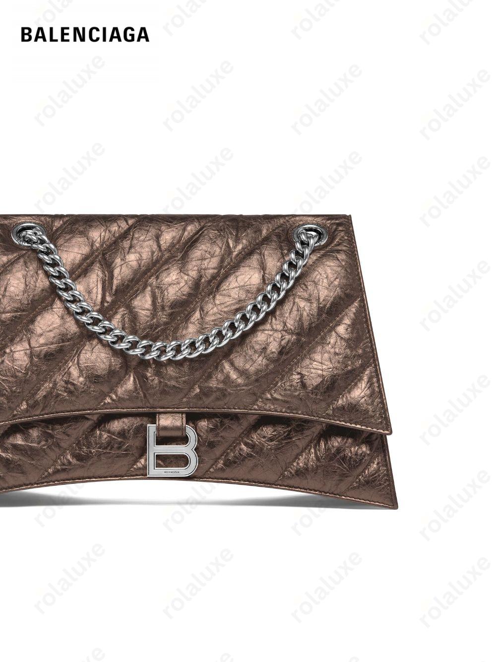 medium Crush quilted leather shoulder bag