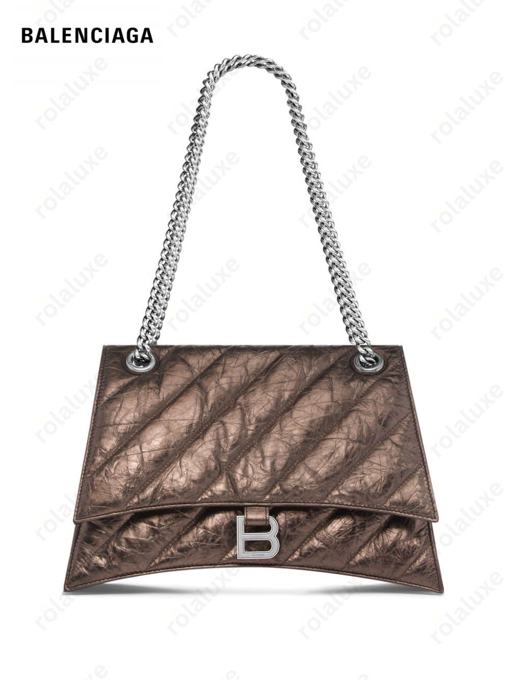 medium Crush quilted leather shoulder bag