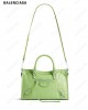 small Le City textured-leather tote bag