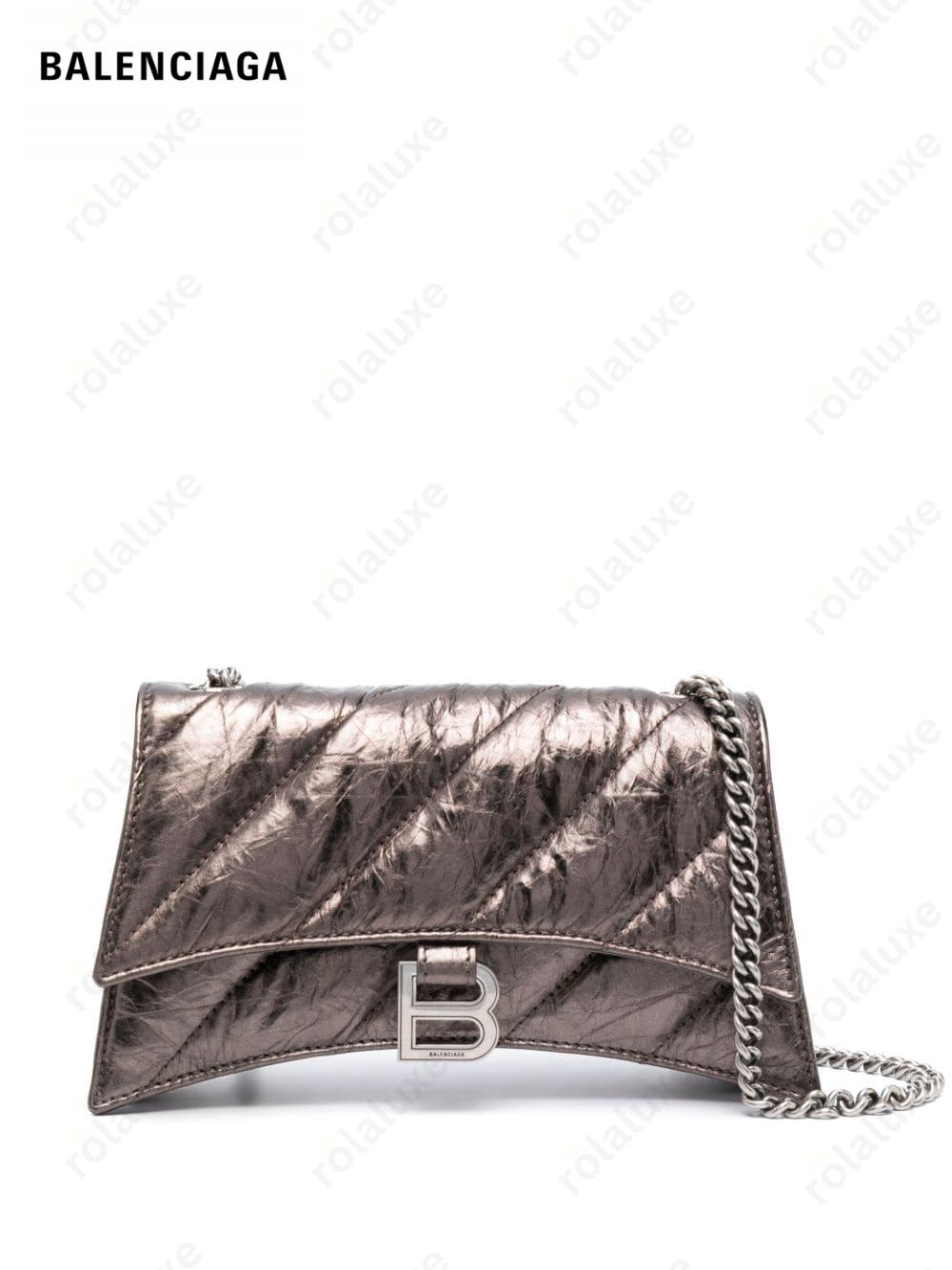 Crush XS leather shoulder bag