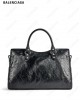 medium Le City textured-leather tote bag