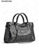 medium Le City textured-leather tote bag