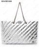 large Crush metallic tote bag