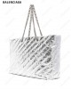 large Crush metallic tote bag