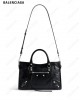 small Le City textured-leather tote bag