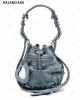 XS Le Cagole denim bucket bag