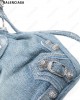 XS Le Cagole denim bucket bag