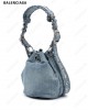 XS Le Cagole denim bucket bag