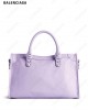 small Le City textured-leather tote bag