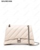 Crush quilted shoulder bag