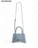 small Hourglass denim top-handle bag