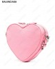 mini Le Cagole Heart leather crossbody bag