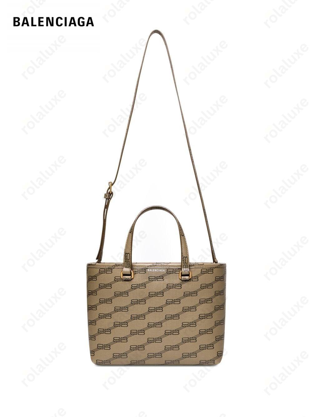 small Signature East-West shopper tote