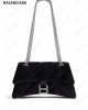 small Crush velvet shoulder bag