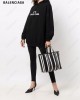 large Barbes East-West striped shopper tote