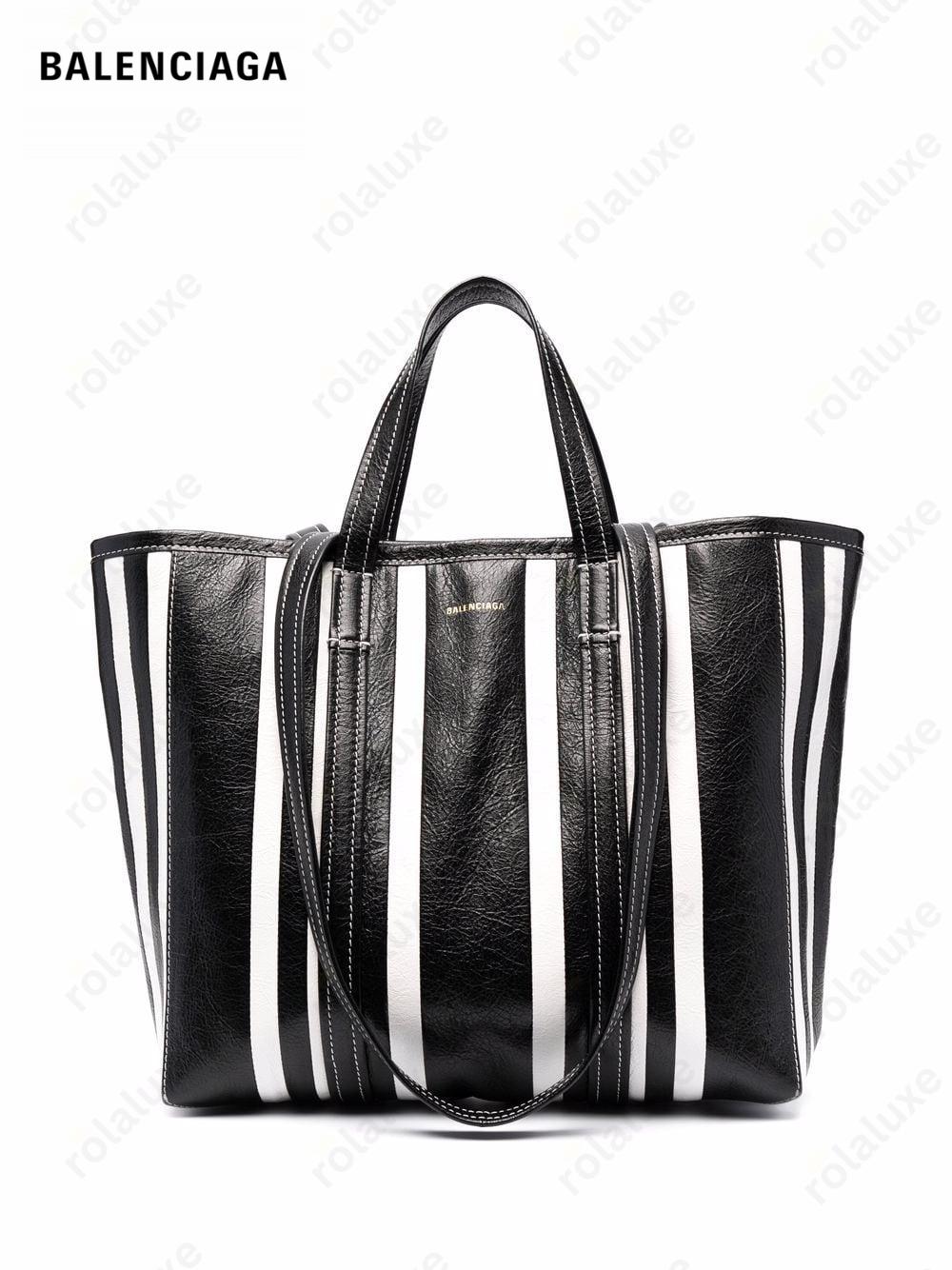 large Barbes East-West striped shopper tote