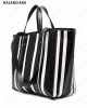 large Barbes East-West striped shopper tote