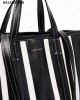 large Barbes East-West striped shopper tote