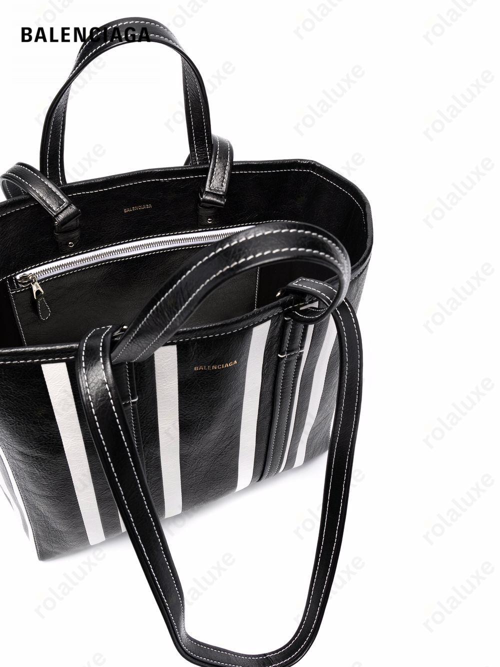 large Barbes East-West striped shopper tote