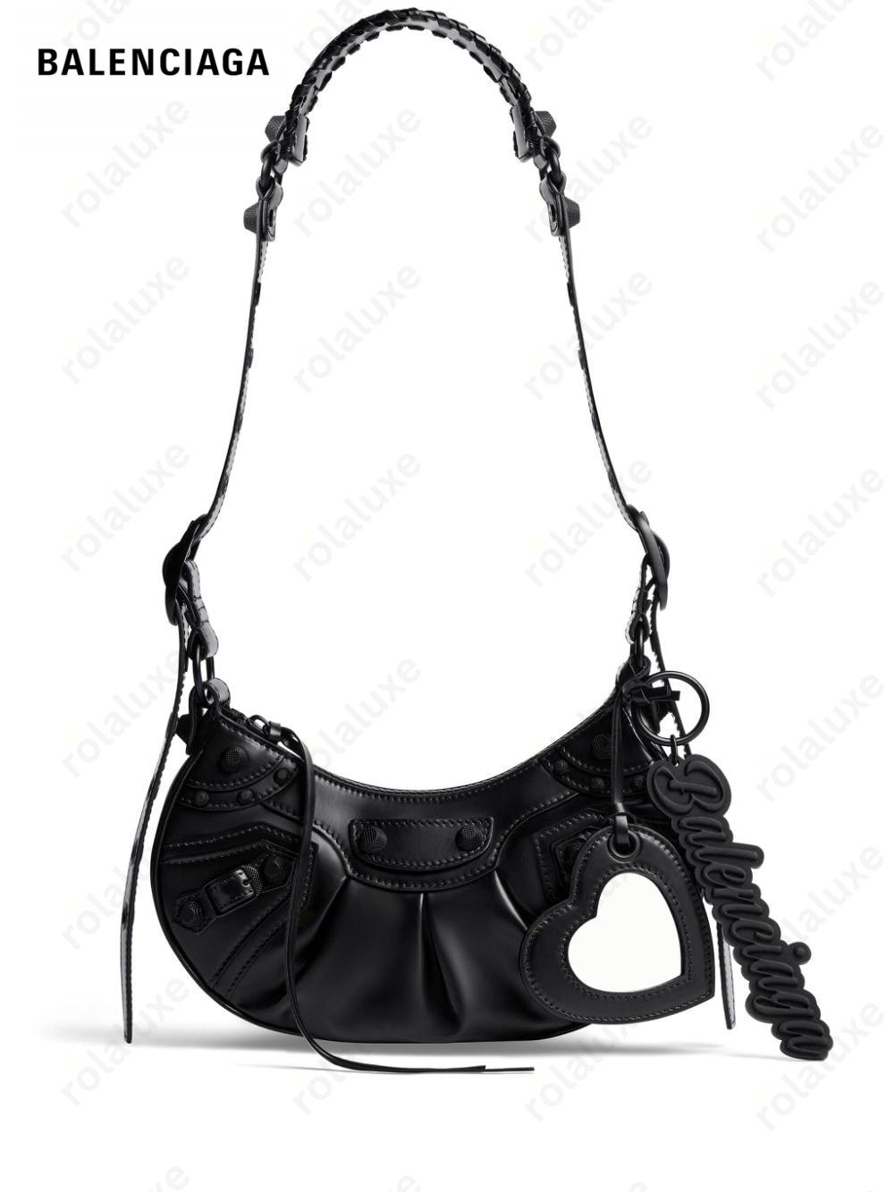 Le Cagole XS leather shoulder bag