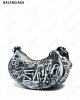 Le Cagole graffiti shoulder bag