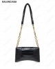 Downtown XS crocodile-embossed shoulder bag