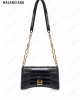 Downtown XS crocodile-embossed shoulder bag