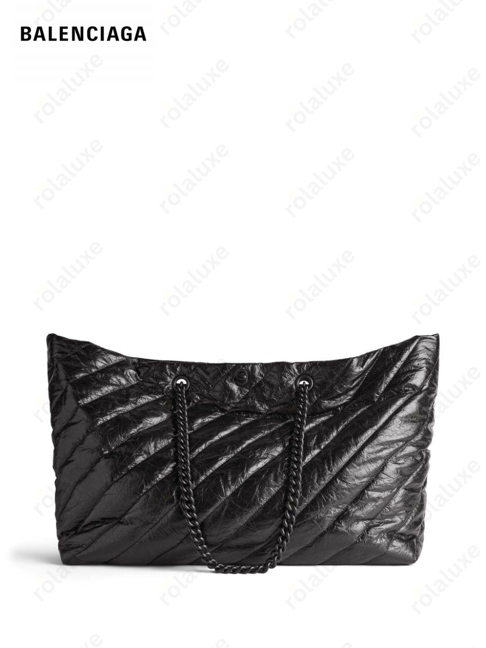 large Crush quilted tote bag