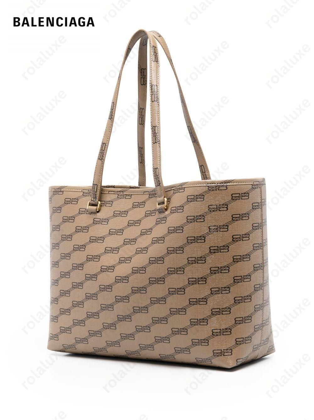 Signature BB canvas tote bag