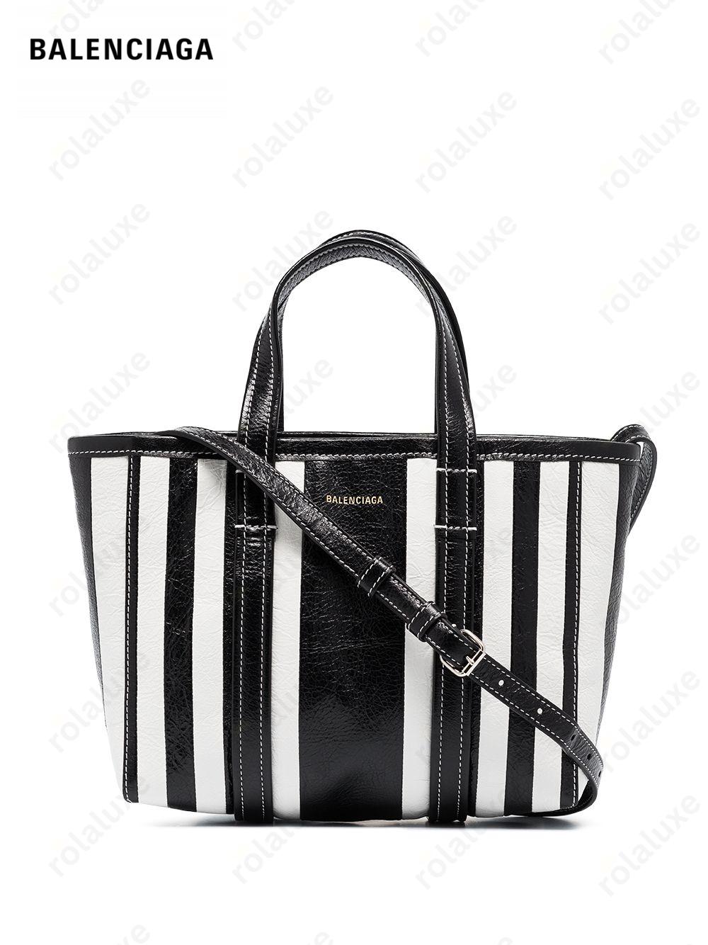 small Barbes East-West striped shopper tote