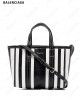 small Barbes East-West striped shopper tote