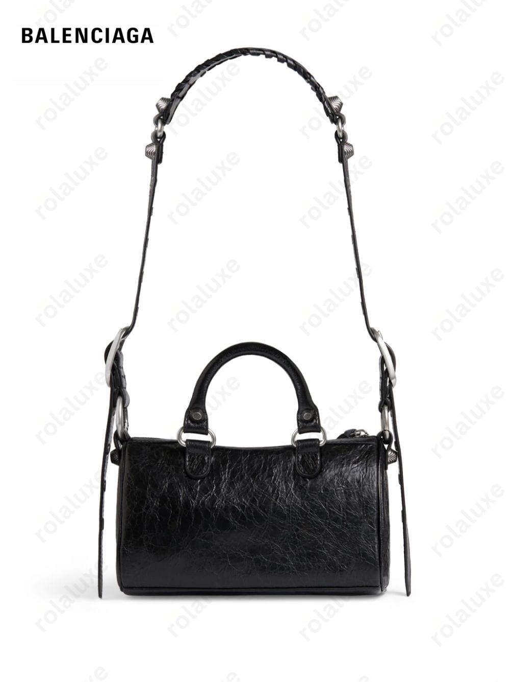 mini Le Cagole leather tote bag