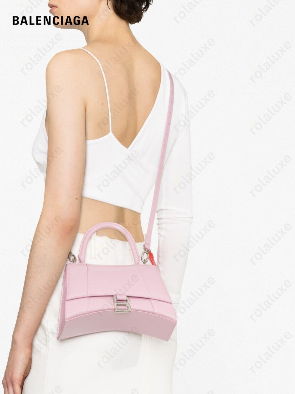 small Hourglass top-handle bag