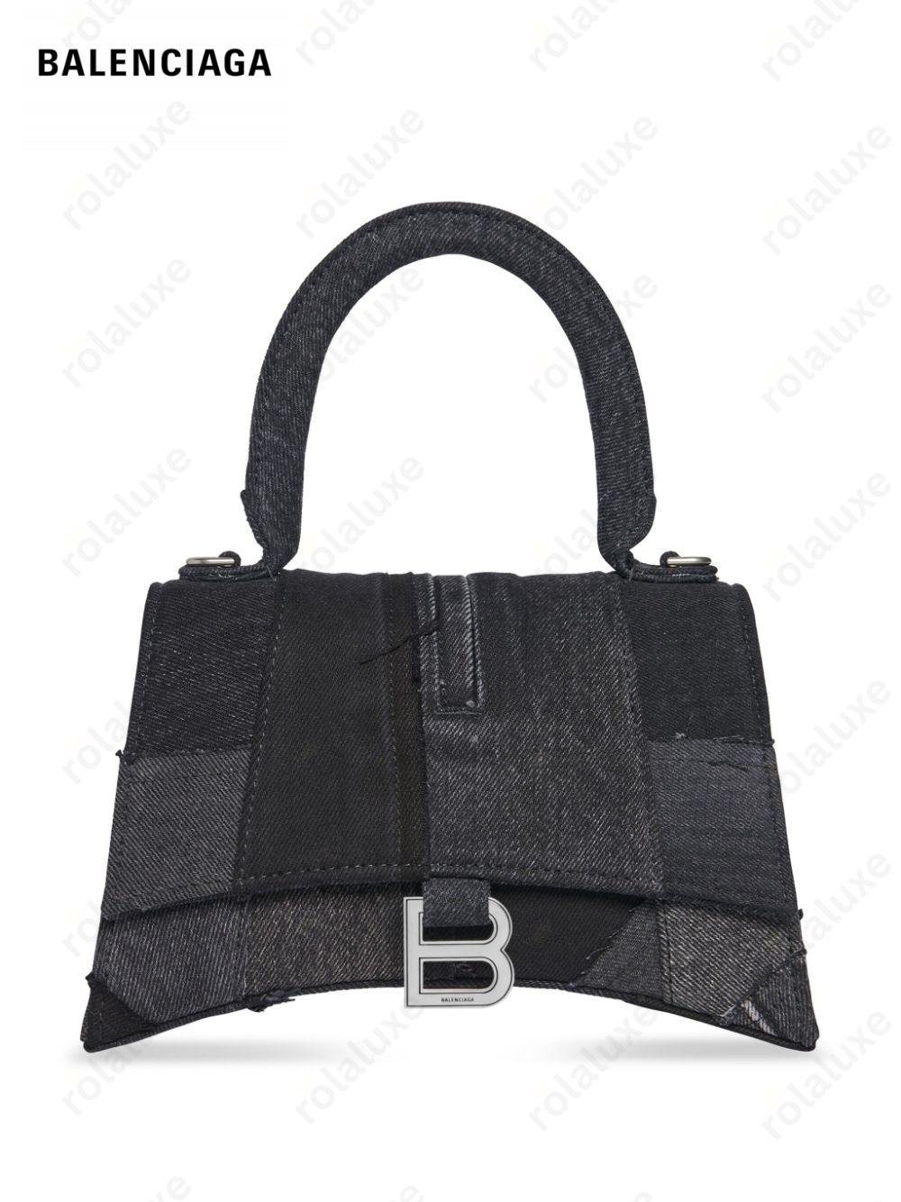 S Hourglass patchwork tote bag