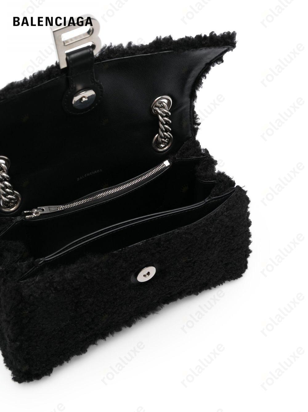 Crush chain-strap shoulder bag