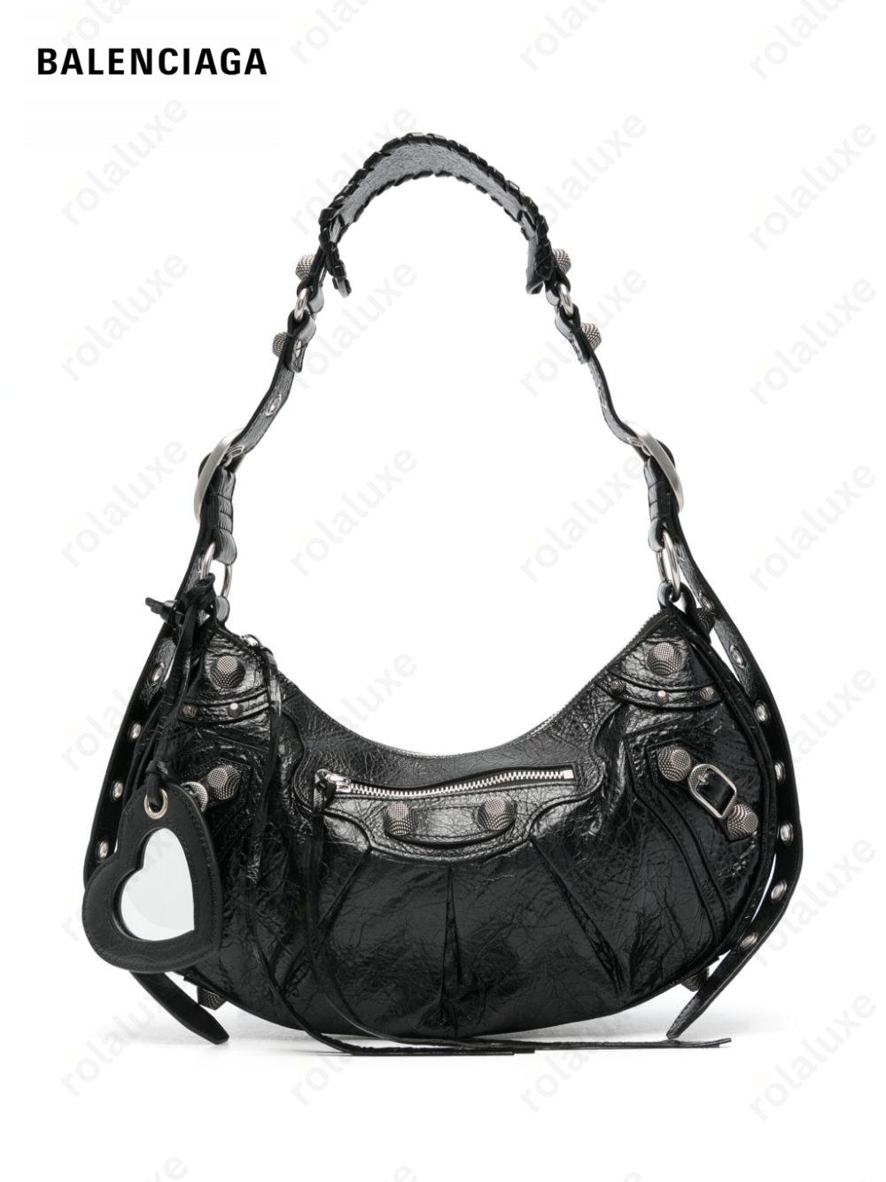 Le Cagole S leather shoulder bag