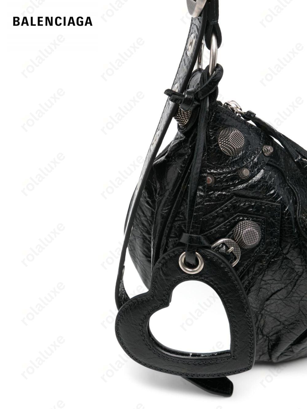 Le Cagole S leather shoulder bag