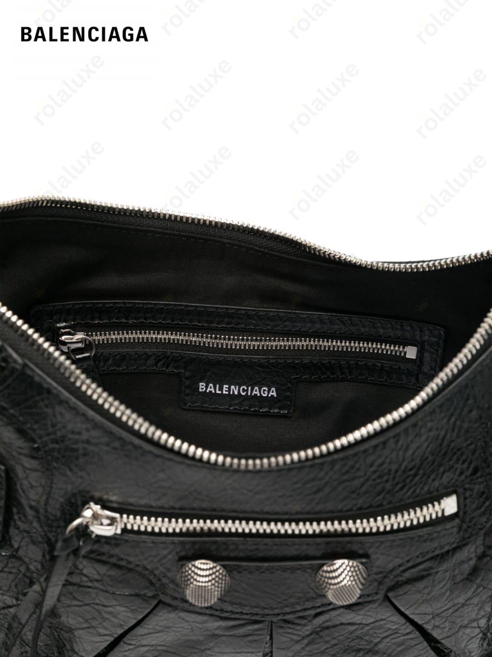 Le Cagole S leather shoulder bag