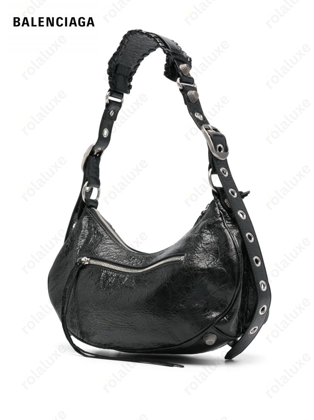 Le Cagole S leather shoulder bag