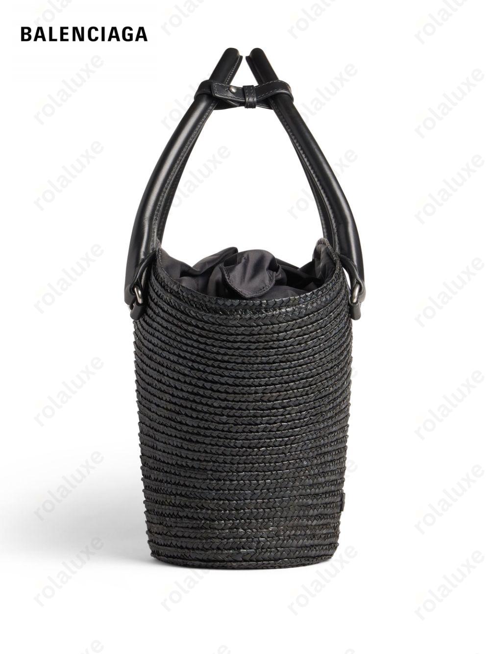 medium Beach raffia tote bag