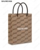 BB monogram-print canvas tote bag