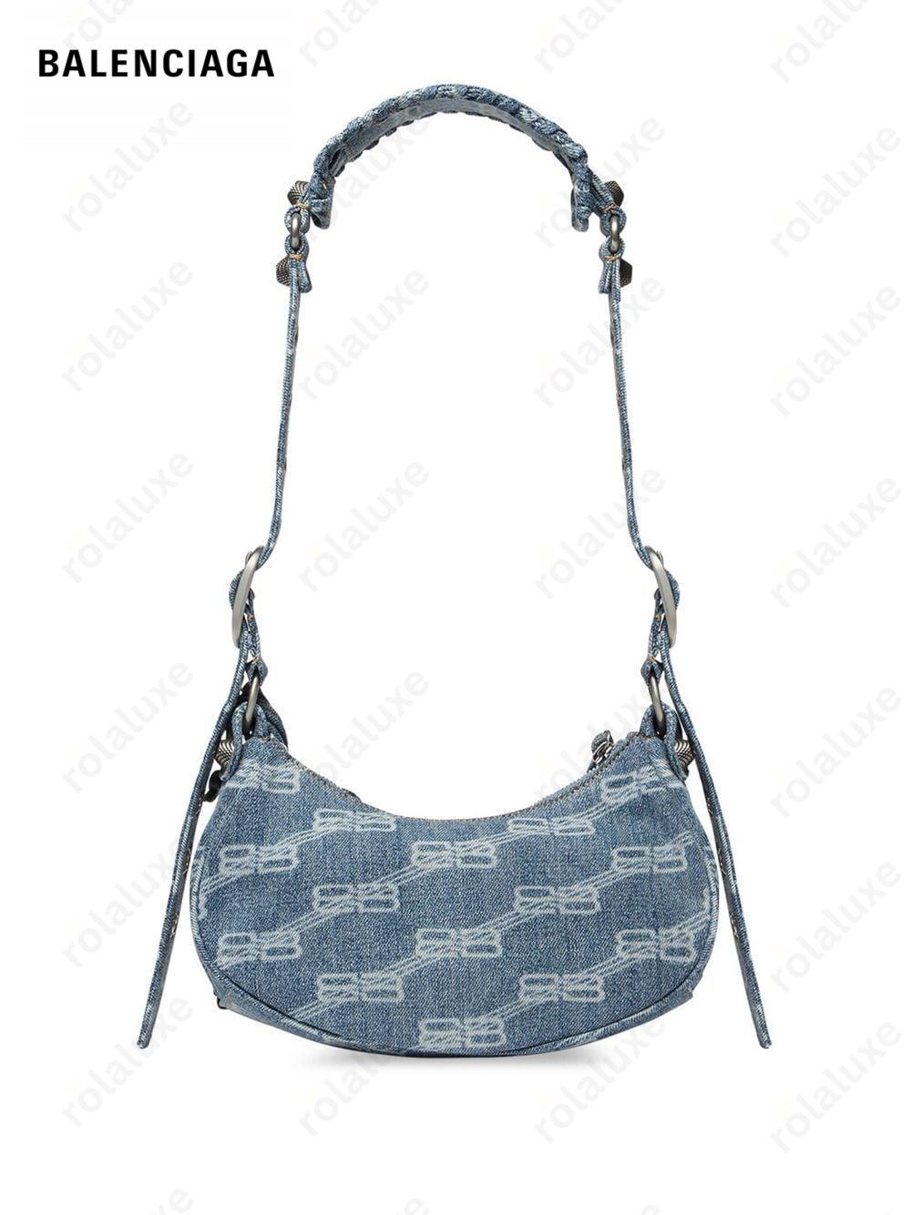 Le Cagole XS BB-monogram shoulder bag