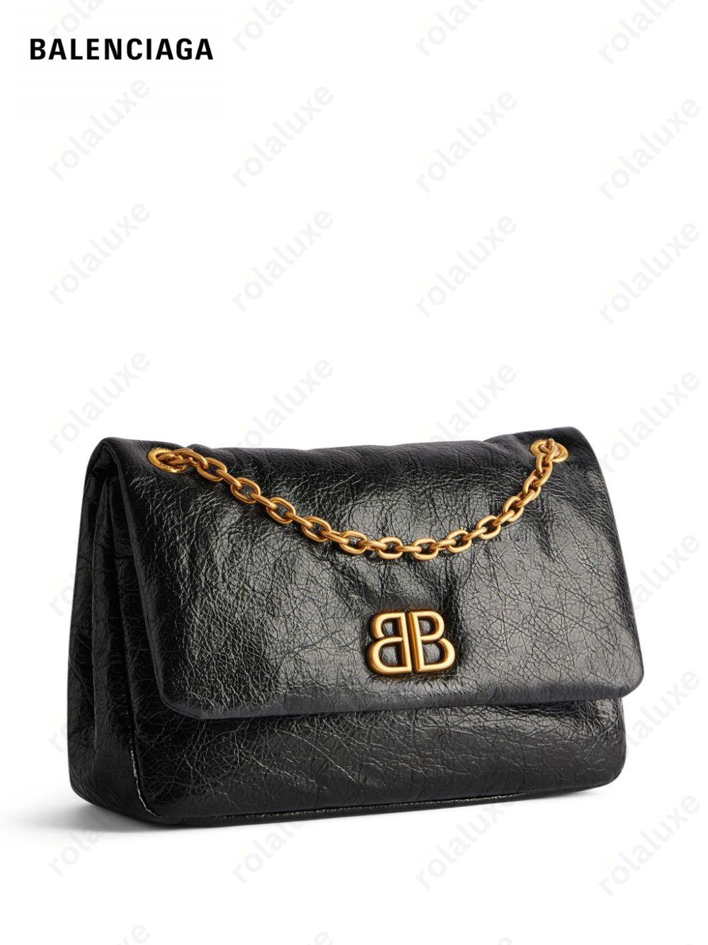 Monaco leather shoulder bag