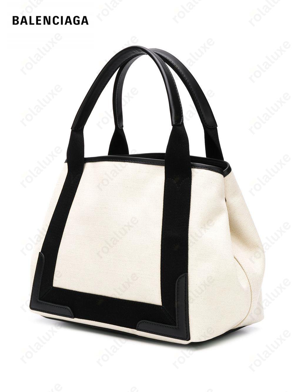 small Navy Cabas tote bag