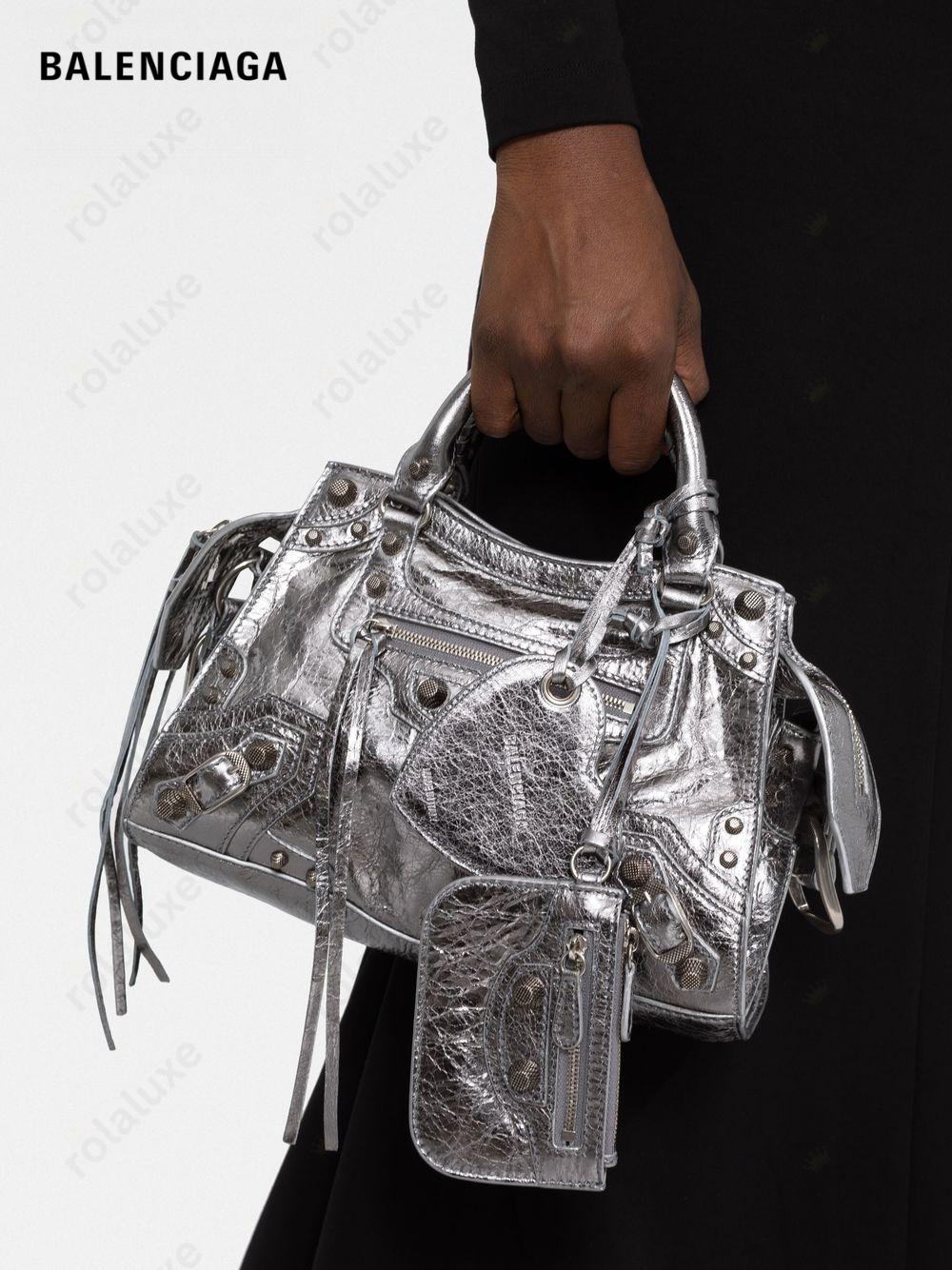 XS Neo Cagole metallic tote bag