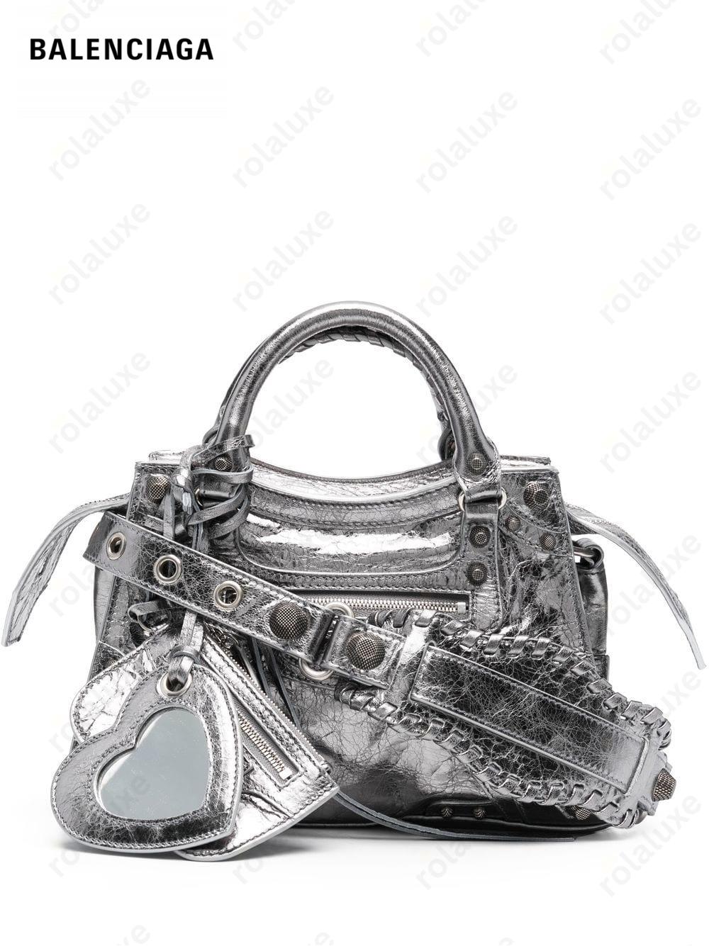 XS Neo Cagole metallic tote bag