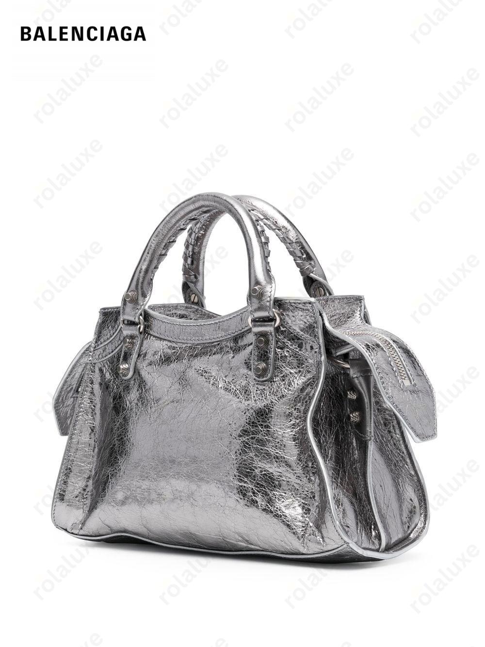 XS Neo Cagole metallic tote bag