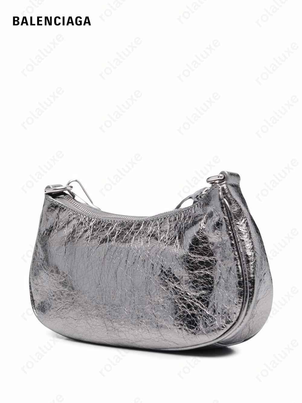 mini Le Cagole metallic shoulder bag