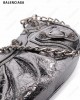 mini Le Cagole metallic shoulder bag